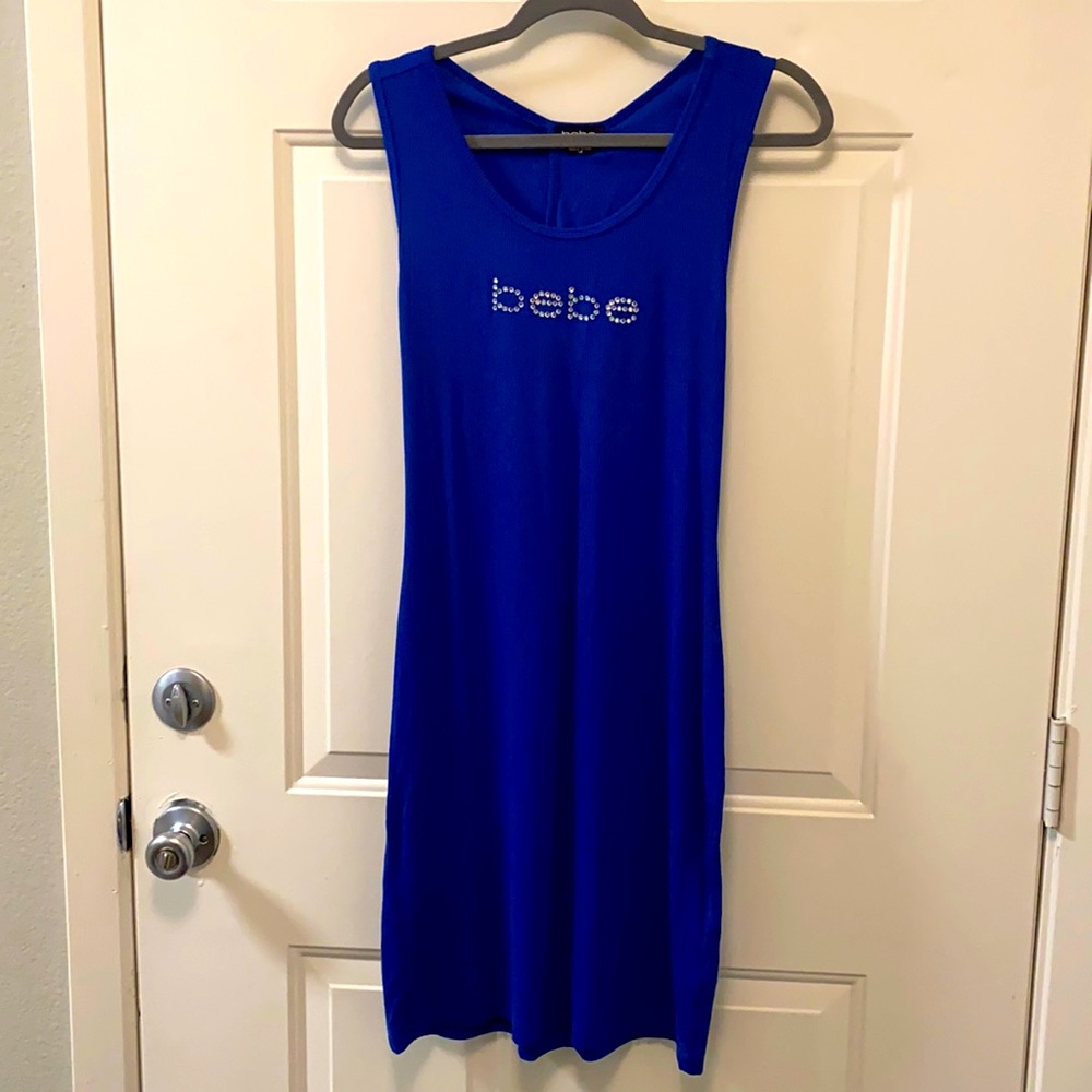 Bebe Large Blue Sundress